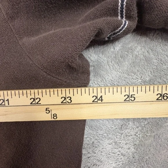 Nautica‎ Men's L Brown Striped Polo SS Cotton SEE DESCRIPTION - Picture 9 of 12